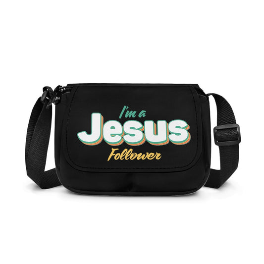I'm A Jesus Follower Christian Kids Flap Crossbody Bag