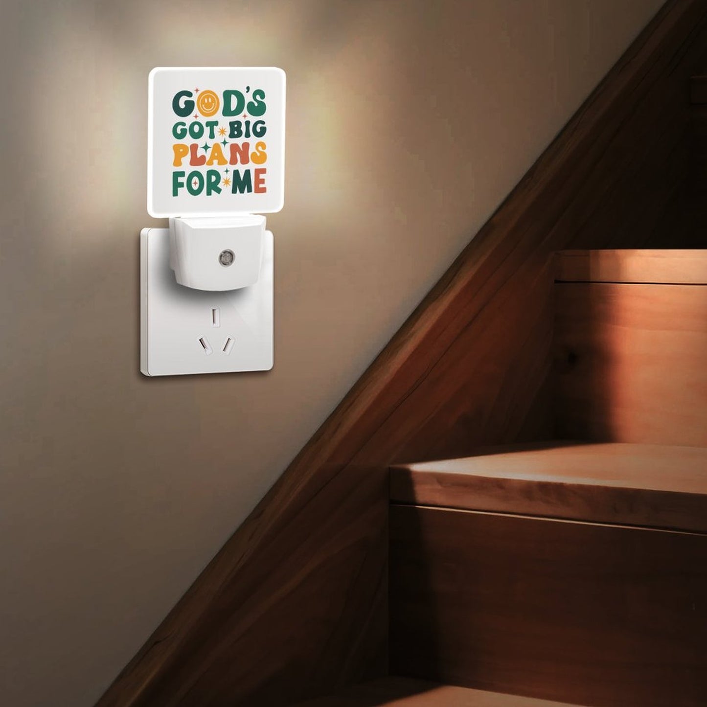 He's Got Big Plans For Me Christian Night Light for kids - ClaimedbyGodDesigns