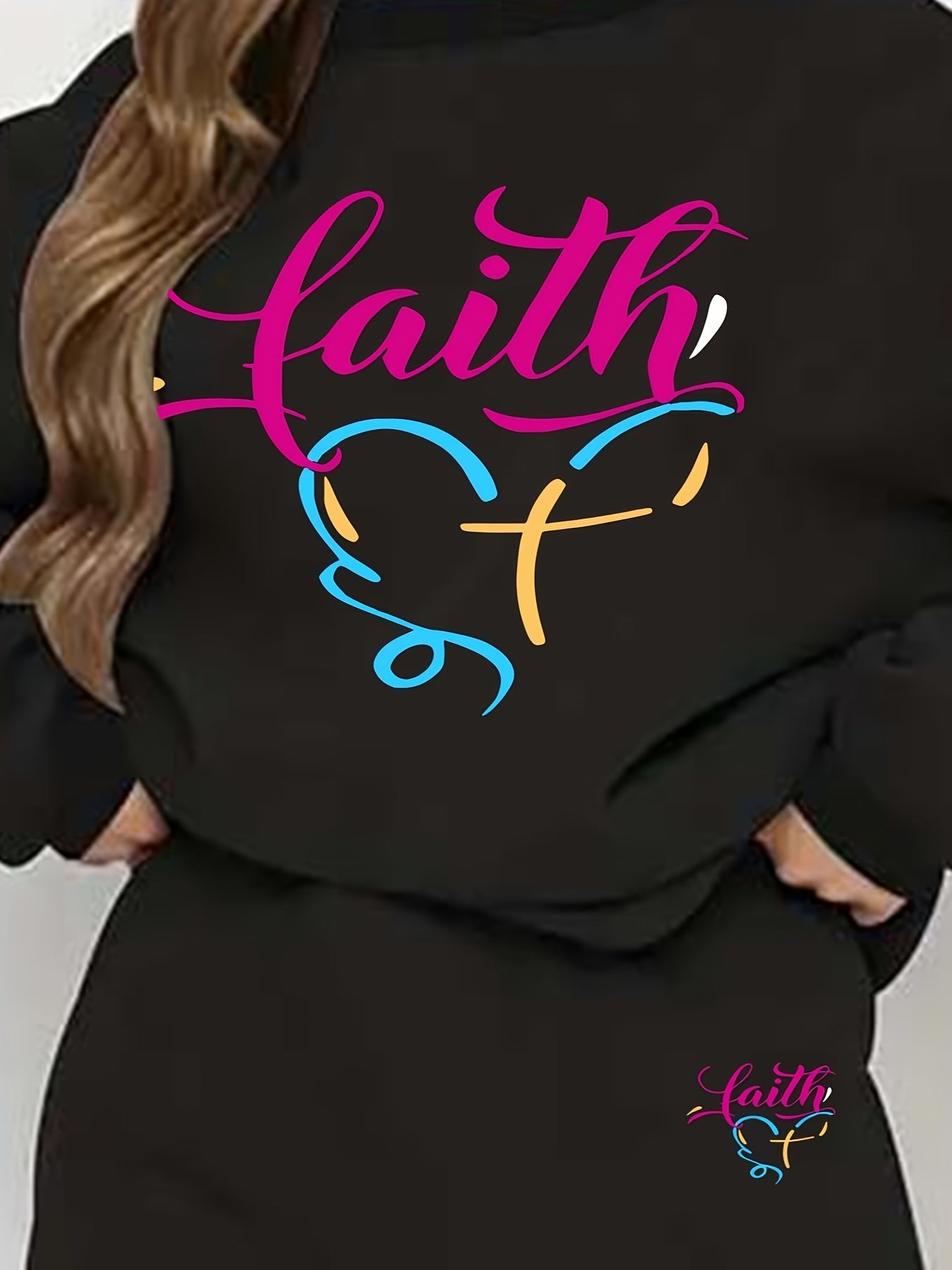 Faith (heart) Women's Christian Casual Outfit claimedbygoddesigns