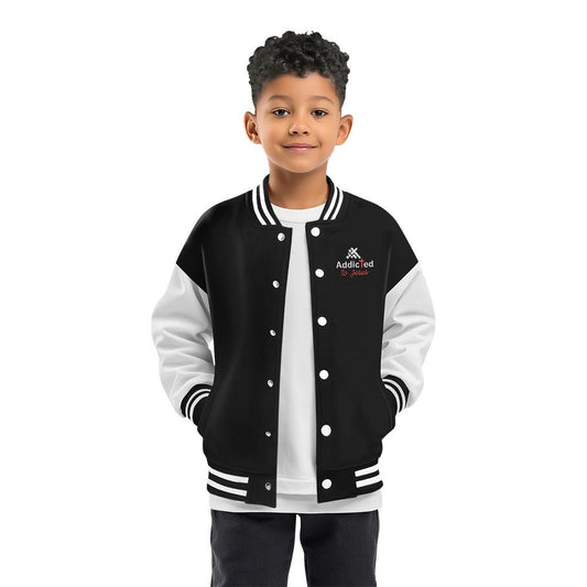 More Of Him Christian Children's Letterman Jacket - ClaimedbyGodDesigns