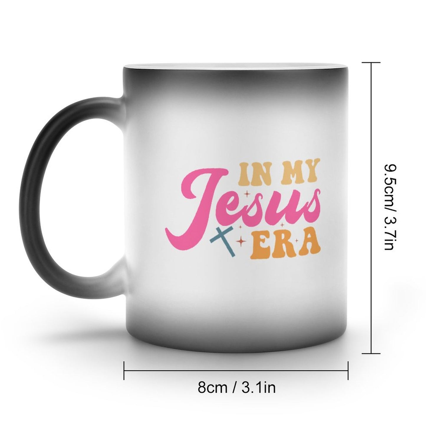 In My Jesus Era Christian Color Changing Mug (Dual-sided)