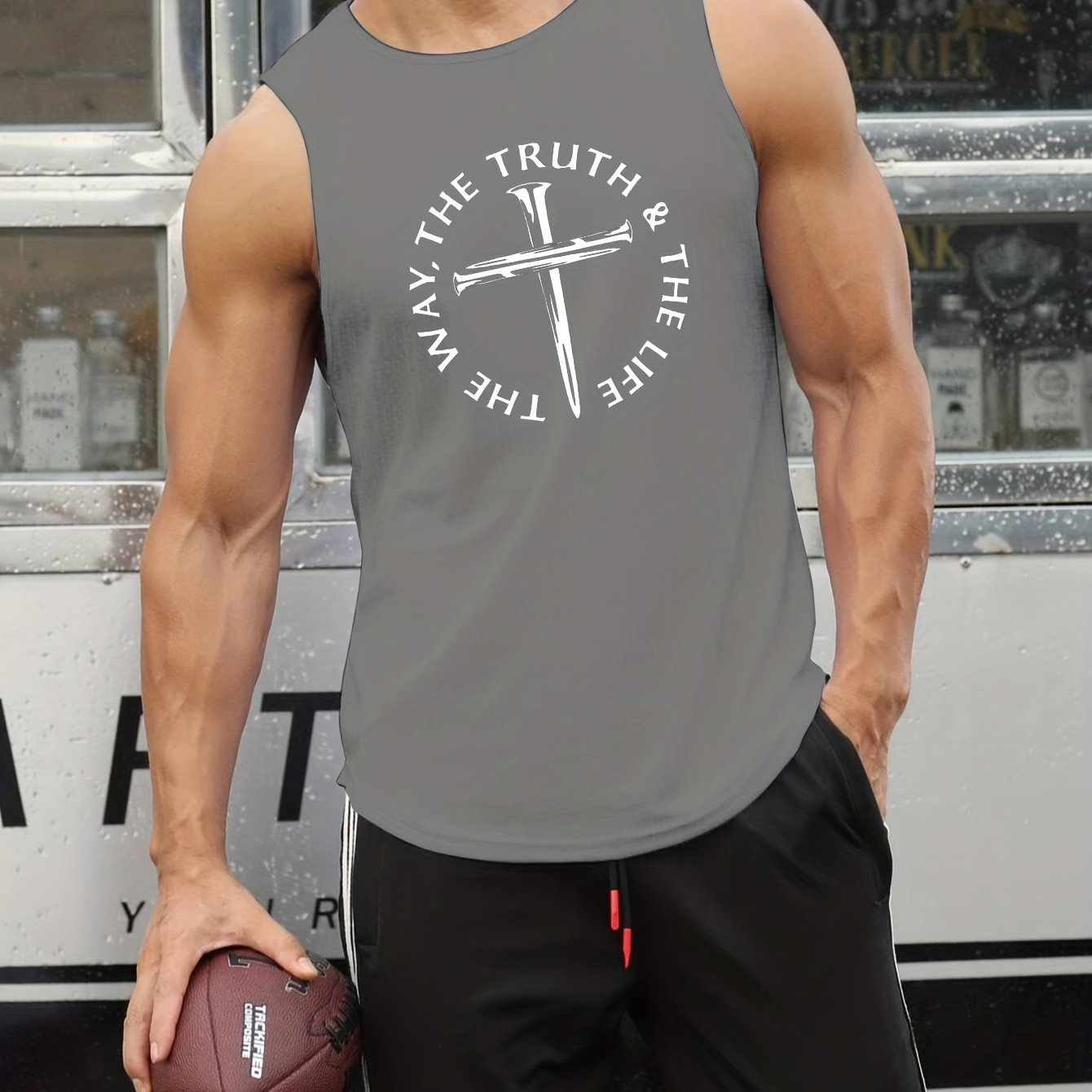 Jesus The Way The Truth The Life Men's Christian Tank Top claimedbygoddesigns