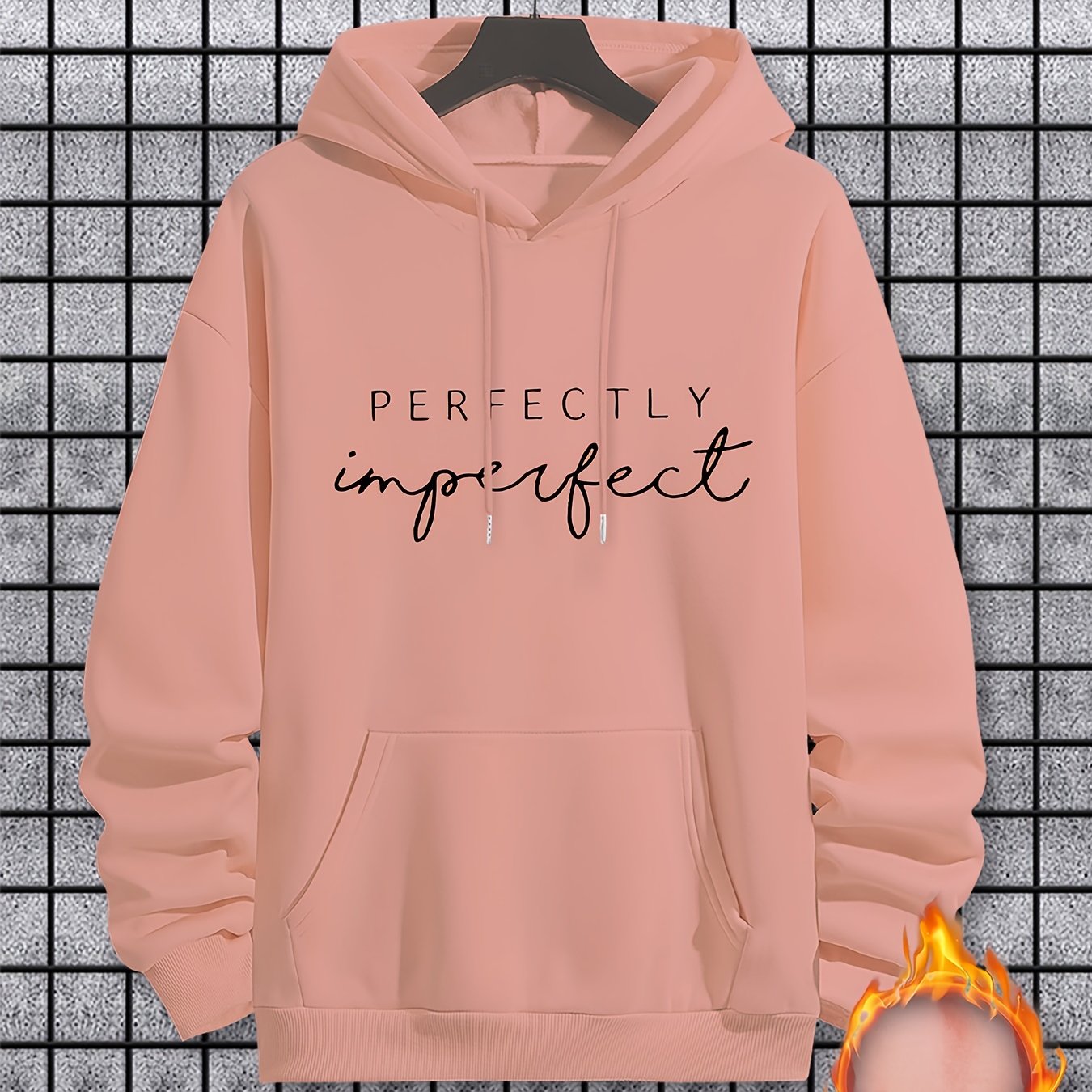 Perfectly Imperfect Men's Christian Pullover Hooded Sweatshirt claimedbygoddesigns