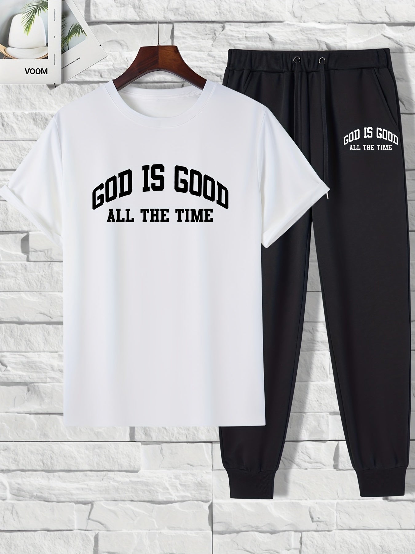 GOD IS GOOD Men's Christian Casual Outfit claimedbygoddesigns