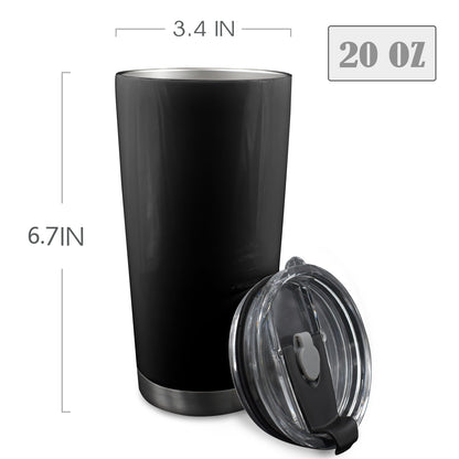 This-Dad-Runs-On-Coffee-And-Faith 20oz Mobile Tumbler with Lid (Black Lock)