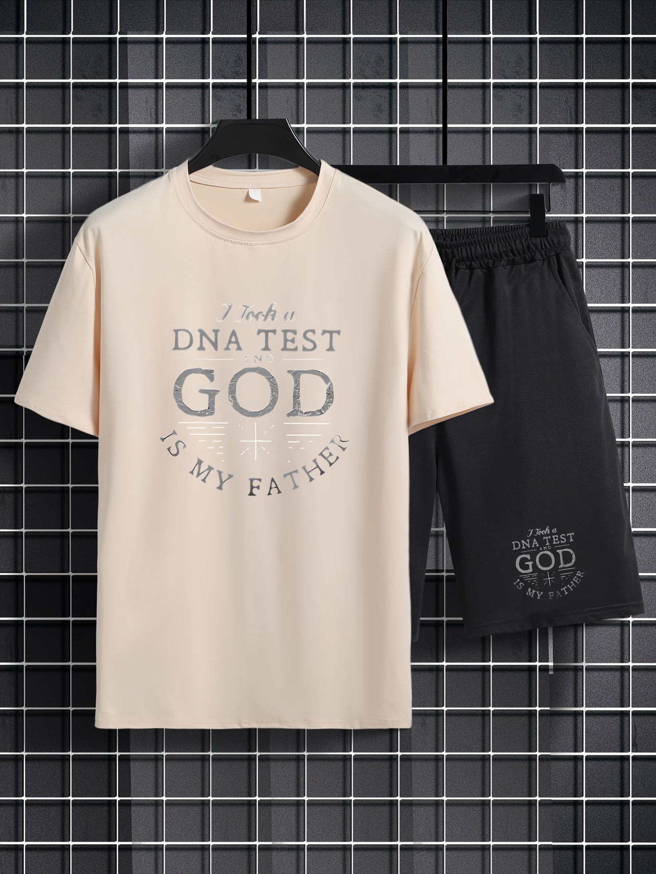 I Took A DNA Test And God Is My Father Men's Christian Casual Outfit claimedbygoddesigns