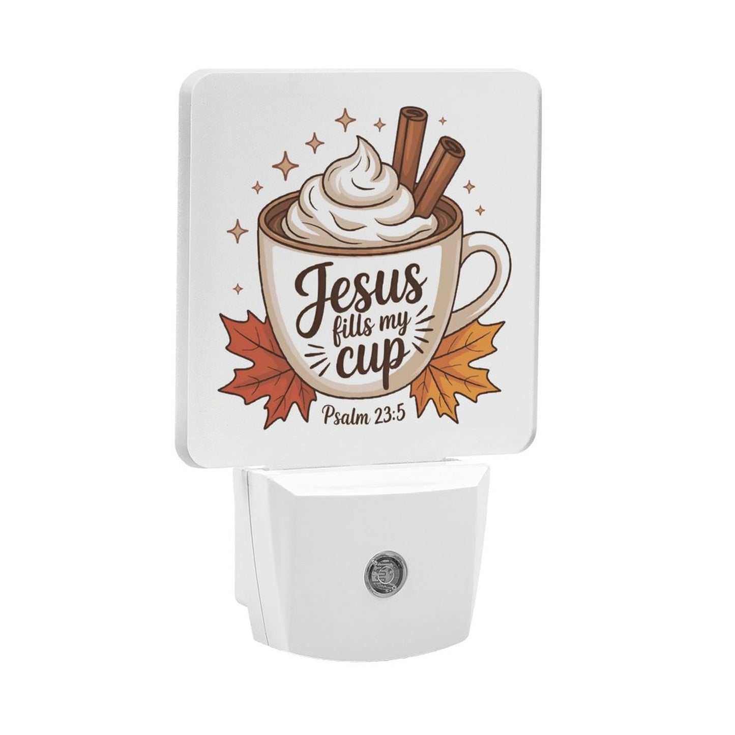 He Fills My Cup Christian Kids Night Light - ClaimedbyGodDesigns