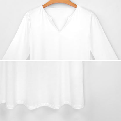 Motherhood Is My Ministry Christian V-neck 3/4 Sleeve Dress with Pockets