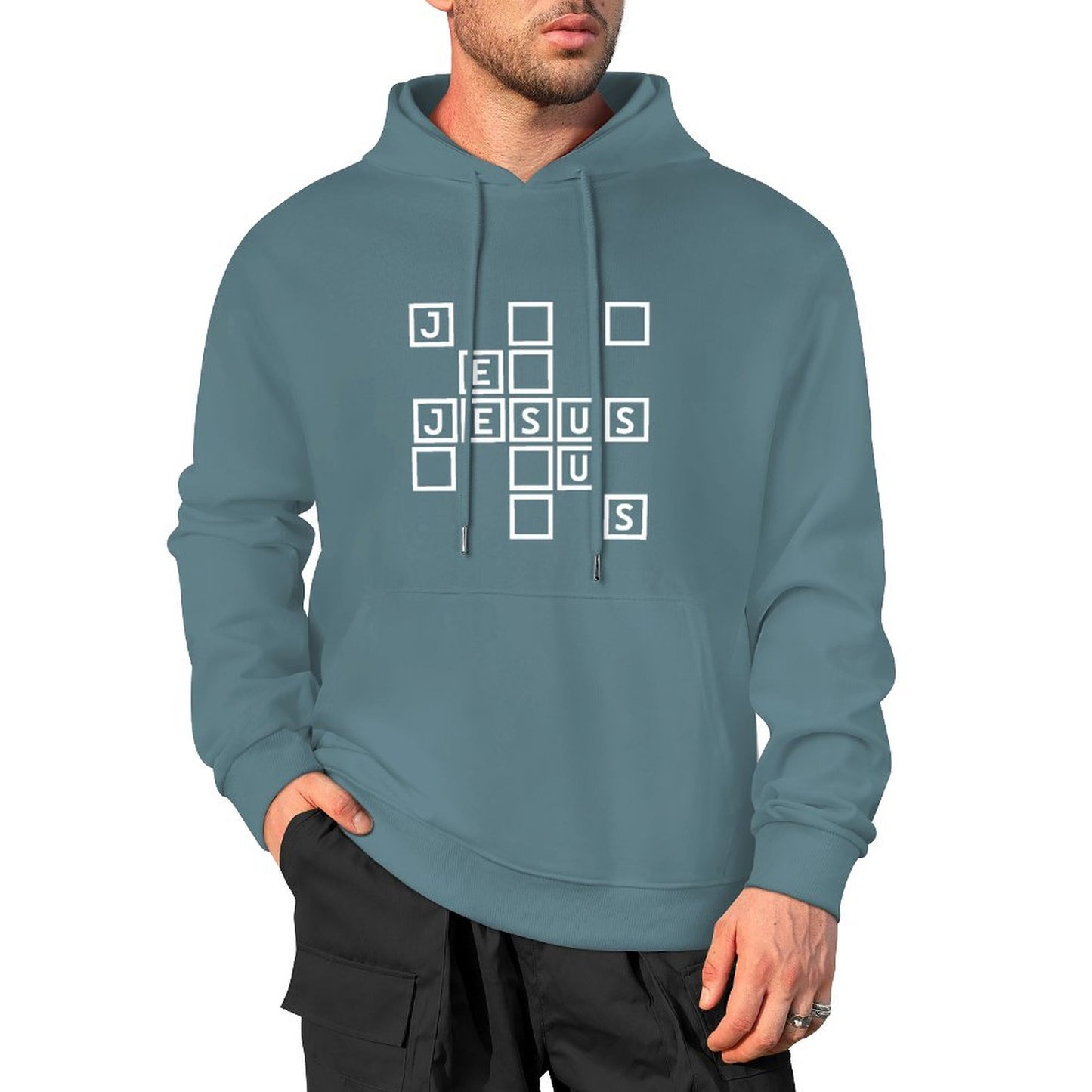 Jesus Men's Christian Pullover Hooded Sweatshirt