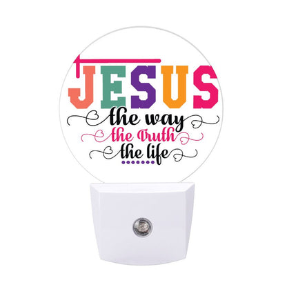 The Way The Truth The Life Christian Night Light For Kids - ClaimedbyGodDesigns