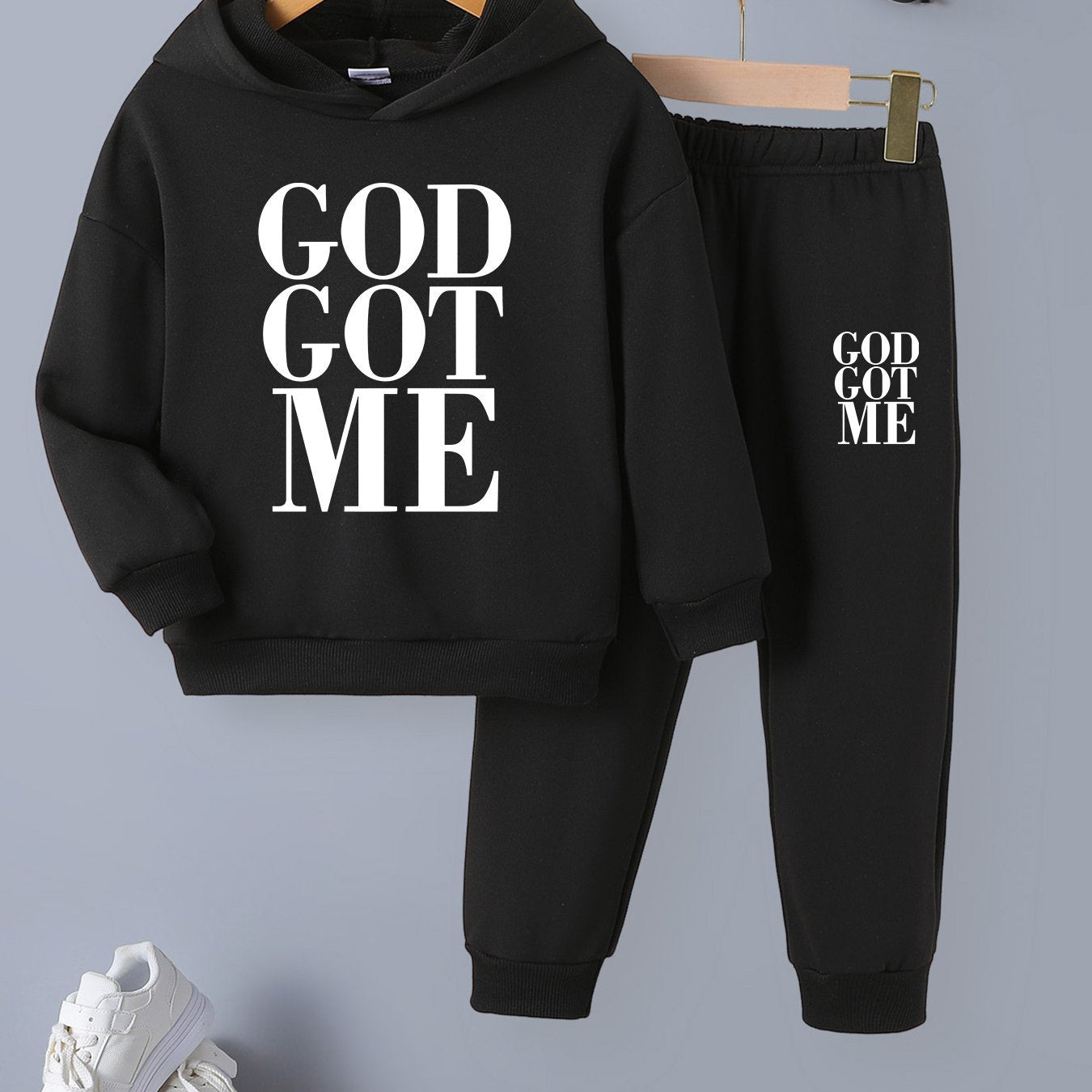 GOD GOT ME Youth Christian Casual Outfit claimedbygoddesigns