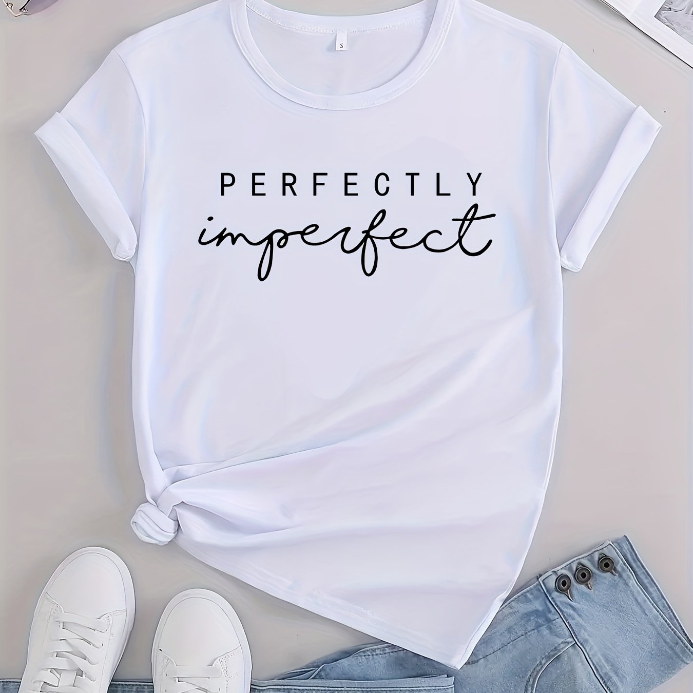 Perfectly Imperfect Women's Christian T-shirt claimedbygoddesigns