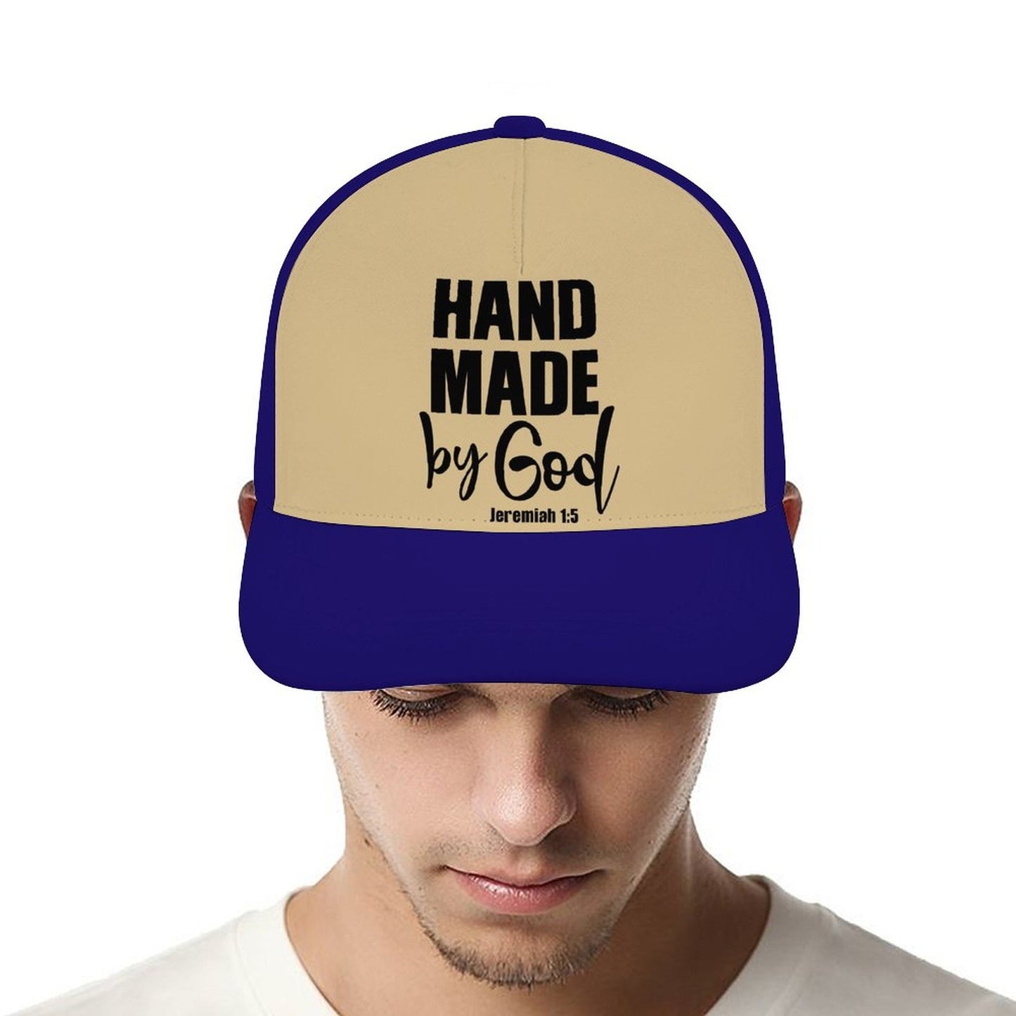 Jeremiah 1:5 Hand Made By God Christian Hat