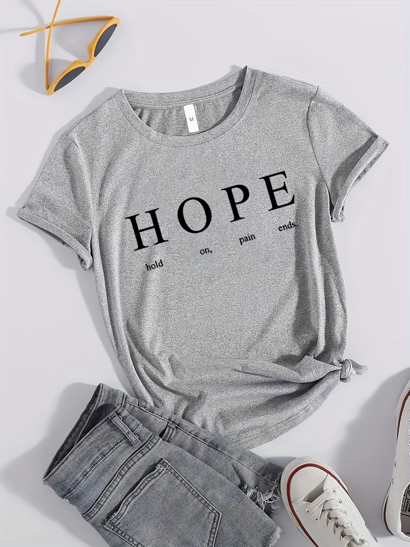 HOPE: Hold On Pain Ends Women's Christian T-shirt claimedbygoddesigns