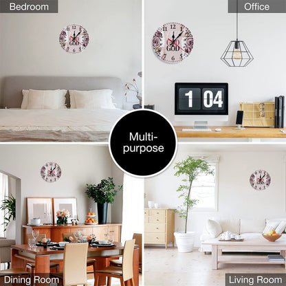 Child Of God Christian Modern Wooden Wall Clock
