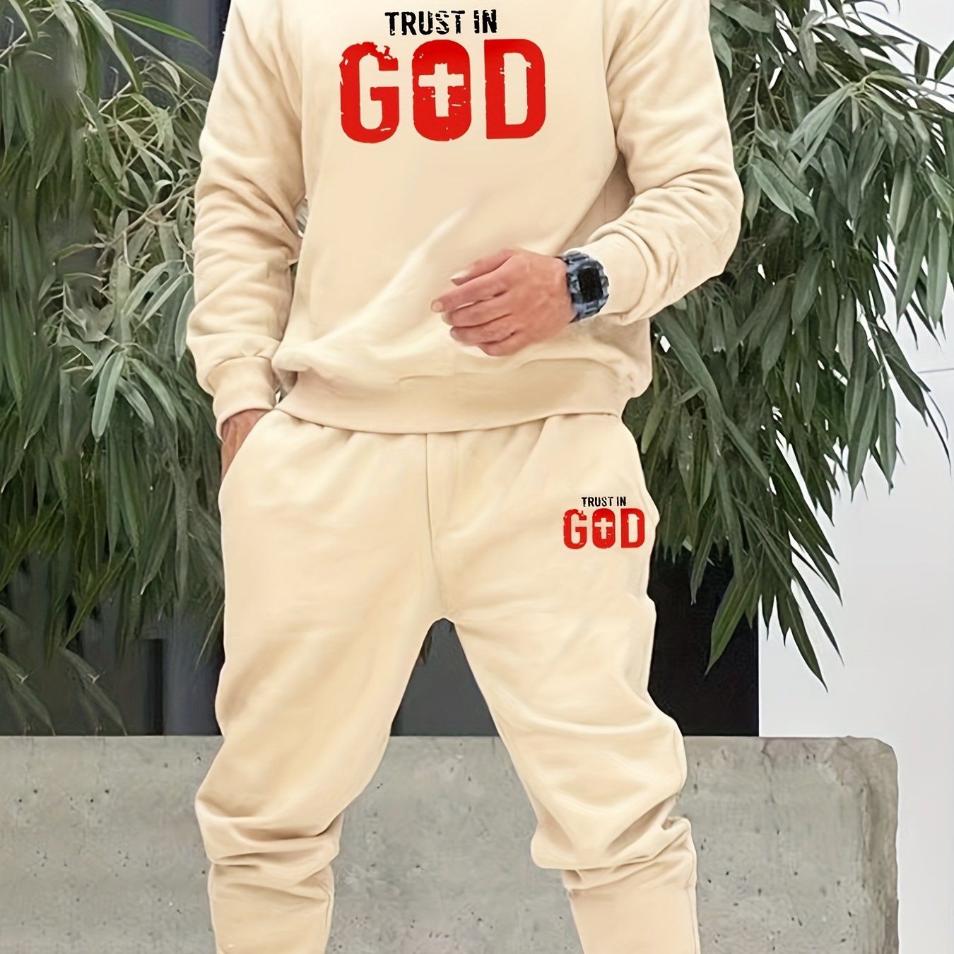 Trust In God Men's Christian Casual Outift claimedbygoddesigns