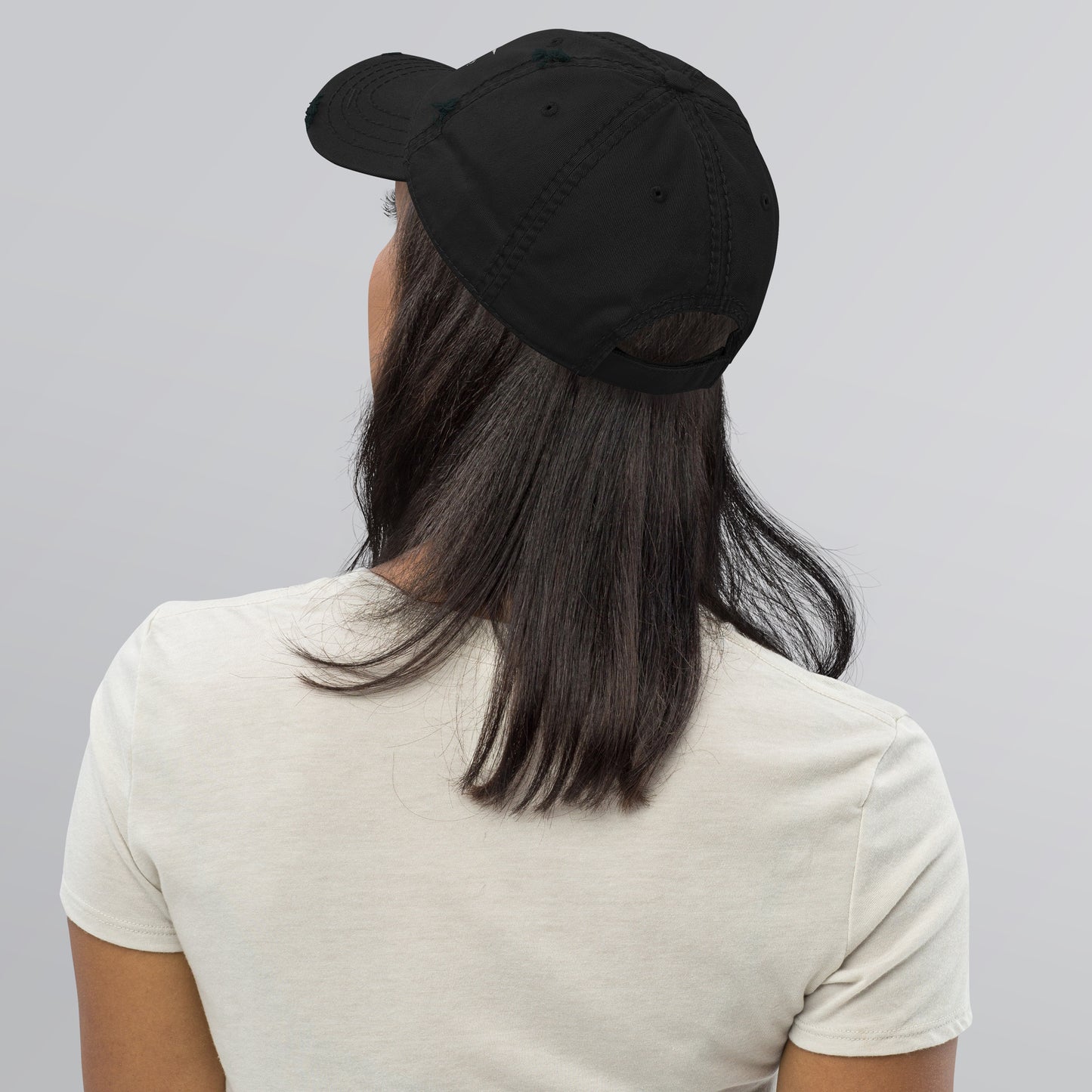 Jesus Did It (like Nike) Adult Christian Distressed Dad Hat