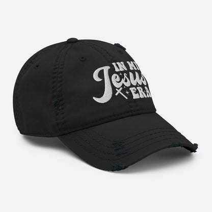 In My  Era Adult Christian Distressed Dad Hat
