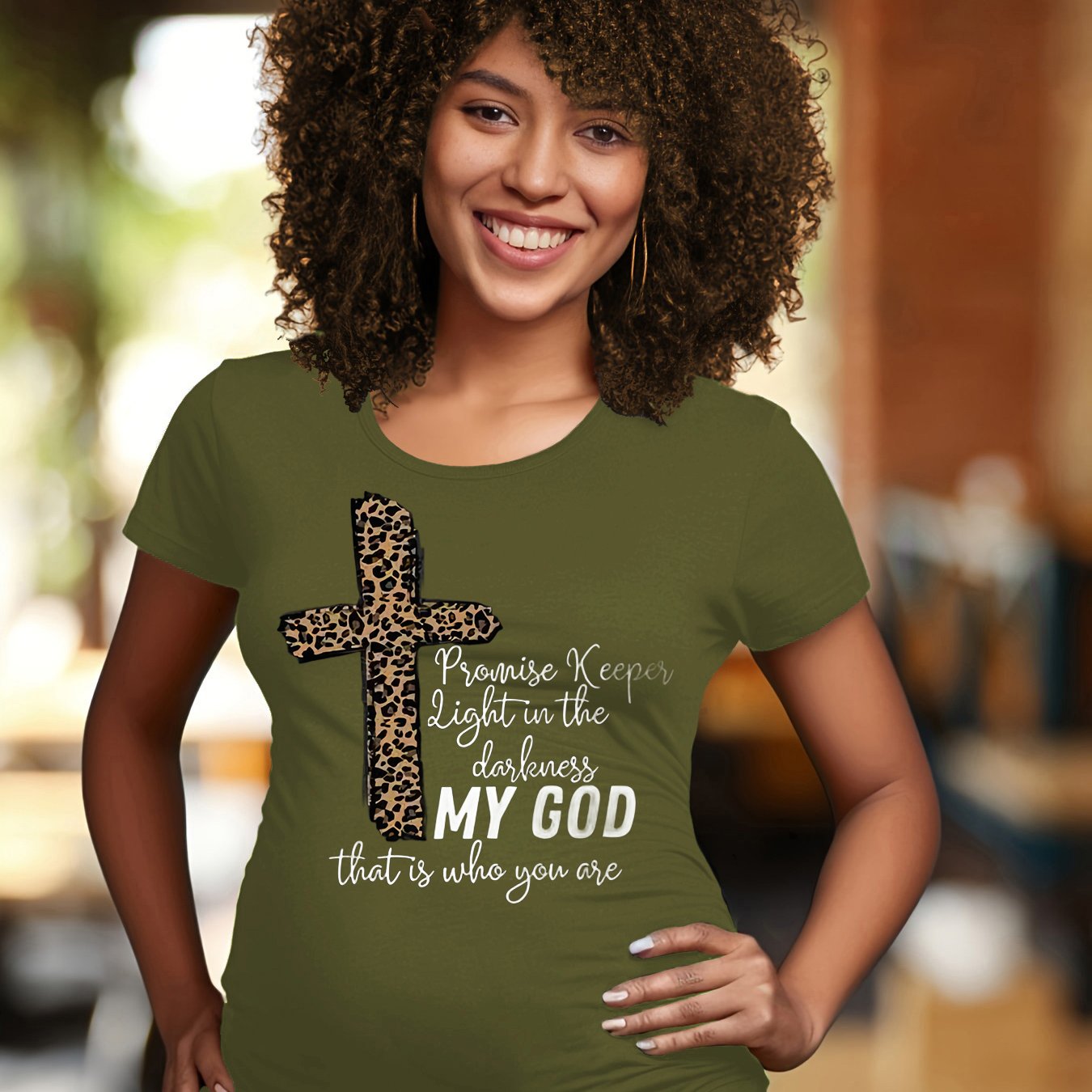 My God That Is Who You Are Women's Christian Maternity T-shirt claimedbygoddesigns