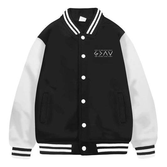 He Is Greater Christian Children's Letterman Jacket - ClaimedbyGodDesigns