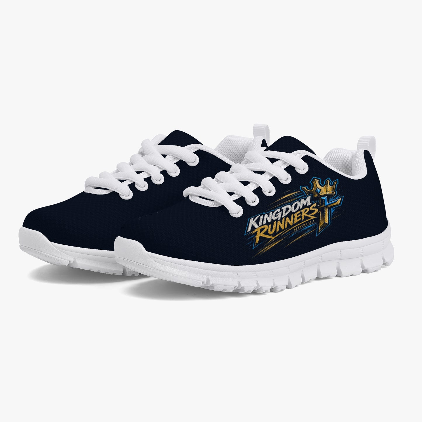 Kingdom Runners Christian Kids' Lightweight Mesh Sneakers - ClaimedbyGodDesigns