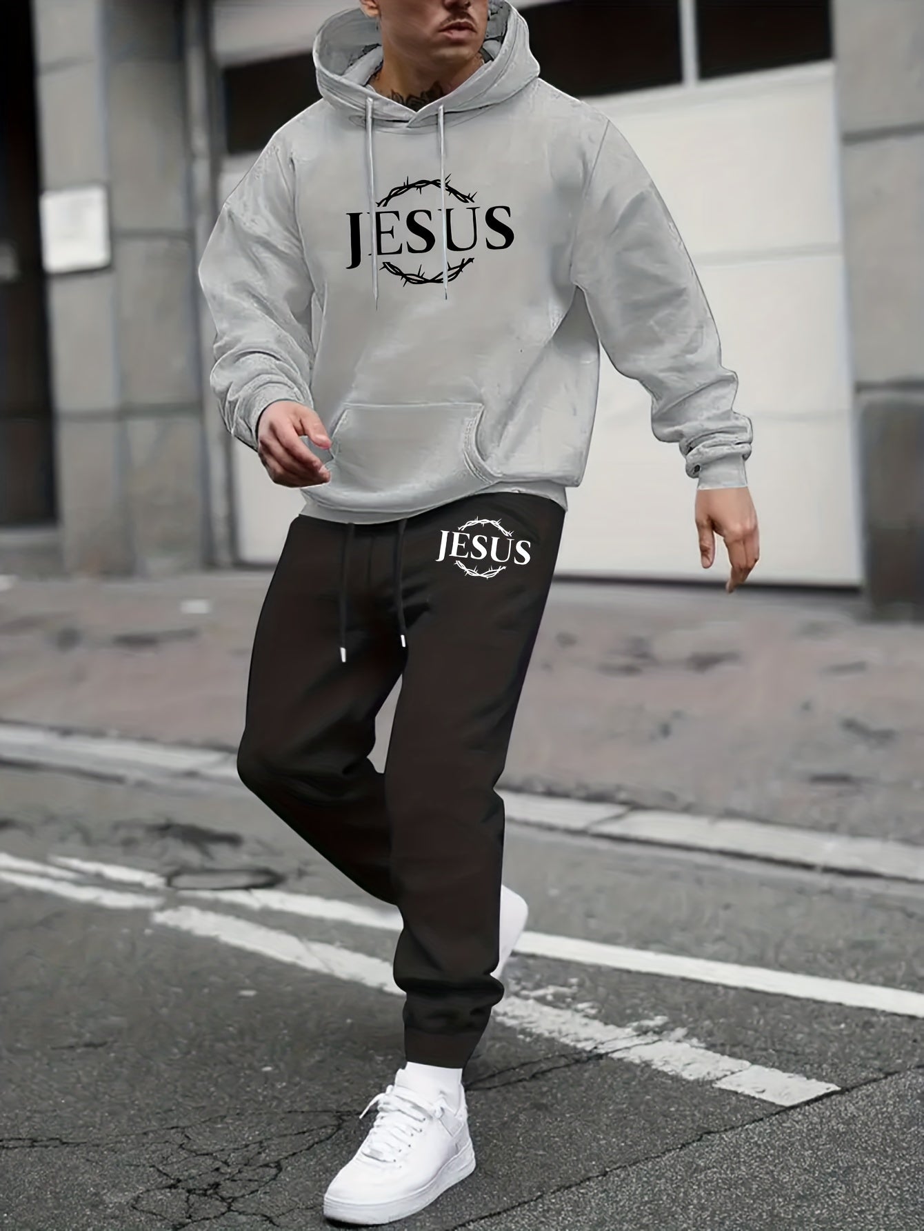 JESUS Men's Christian Casual Outfit claimedbygoddesigns