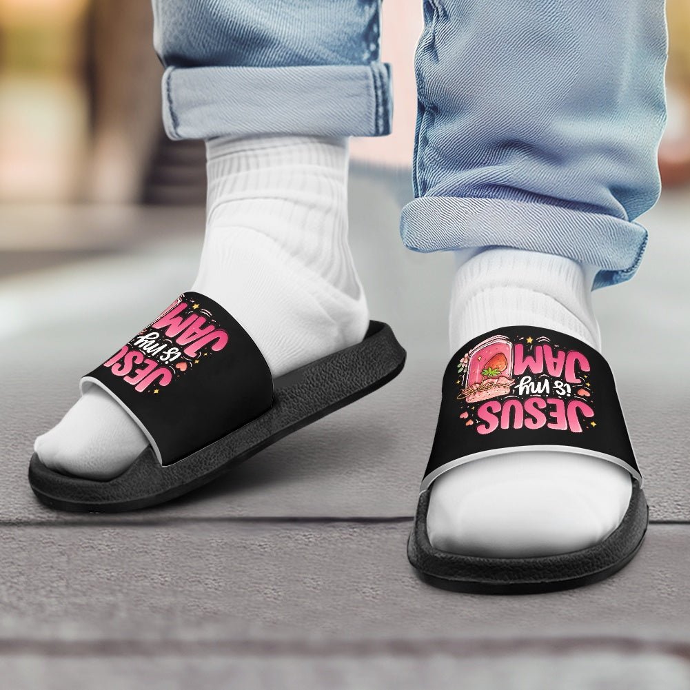 Jesus Is My Jam Christian Children’s Sandals - ClaimedbyGodDesigns