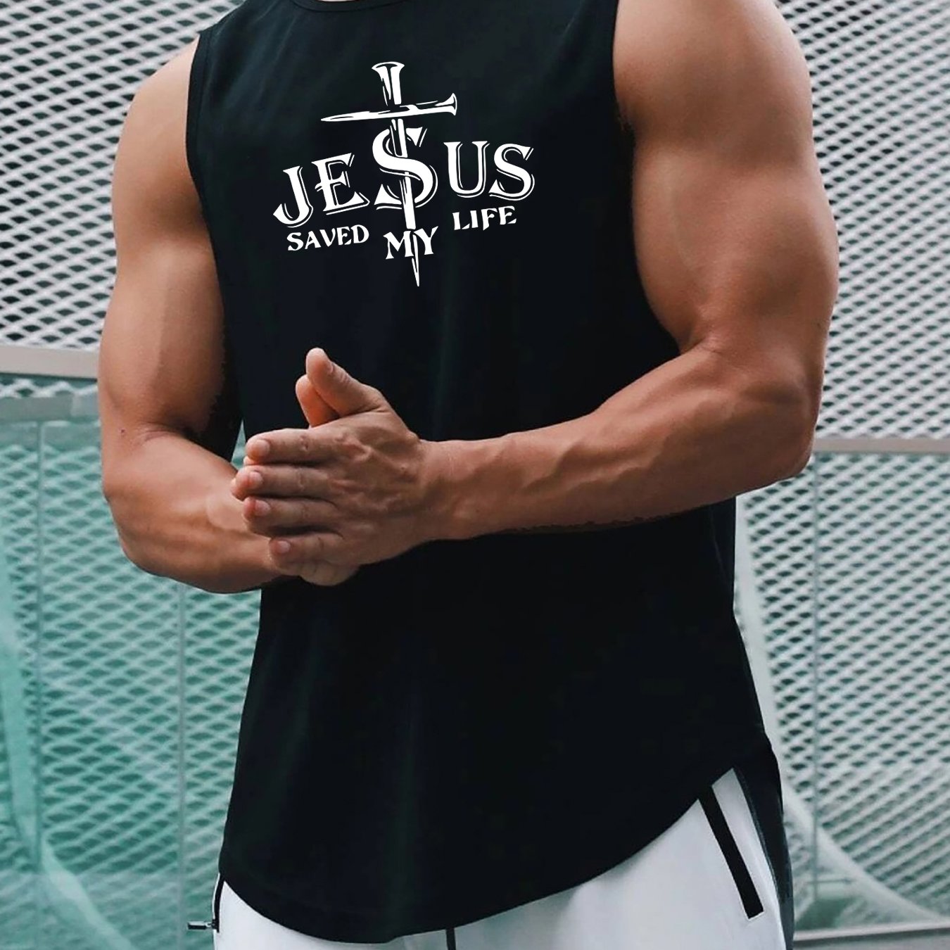 Jesus Save My Life Men's Christian Tank Top claimedbygoddesigns