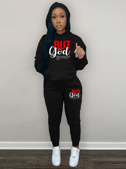 But God: There Was No Way But God Made A Way Women's Christian Casual Outfit claimedbygoddesigns