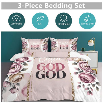 Child Of God 3-Piece Christian Bedding Set