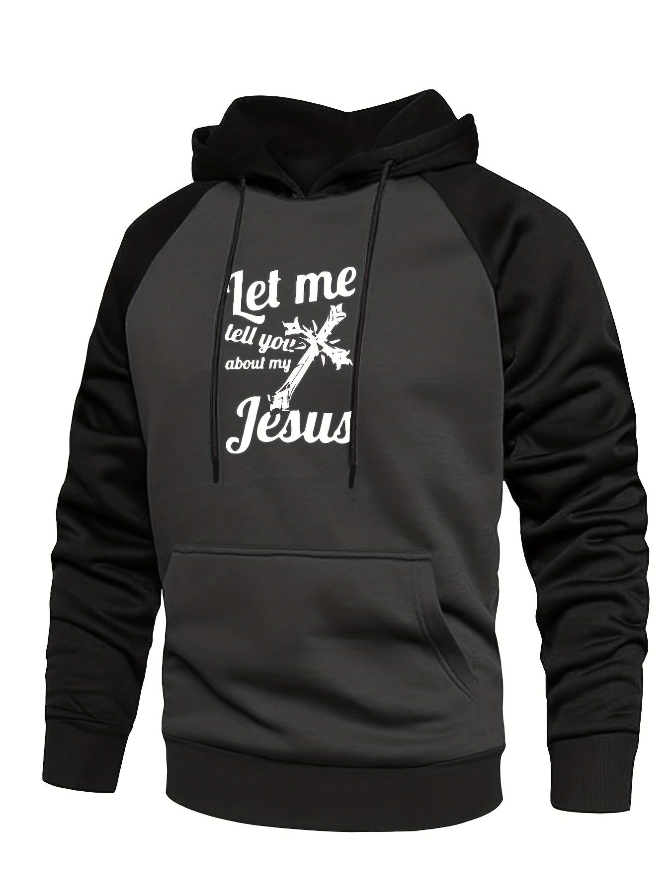 Let Me Tell You About My Jesus Men's Pullover Hooded Sweatshirt claimedbygoddesigns