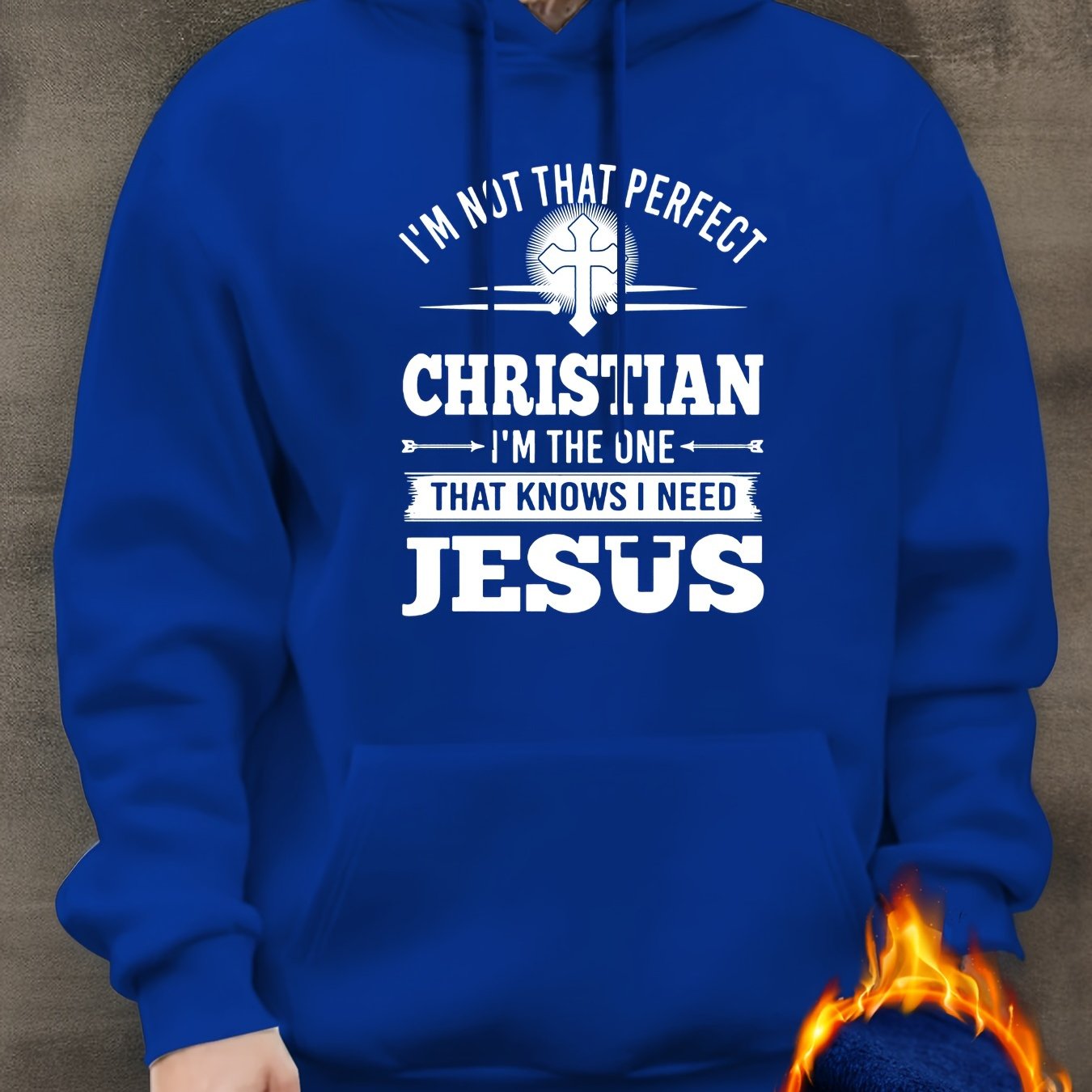 I Need Jesus Men's Christian Pullover Hooded Sweatshirt claimedbygoddesigns