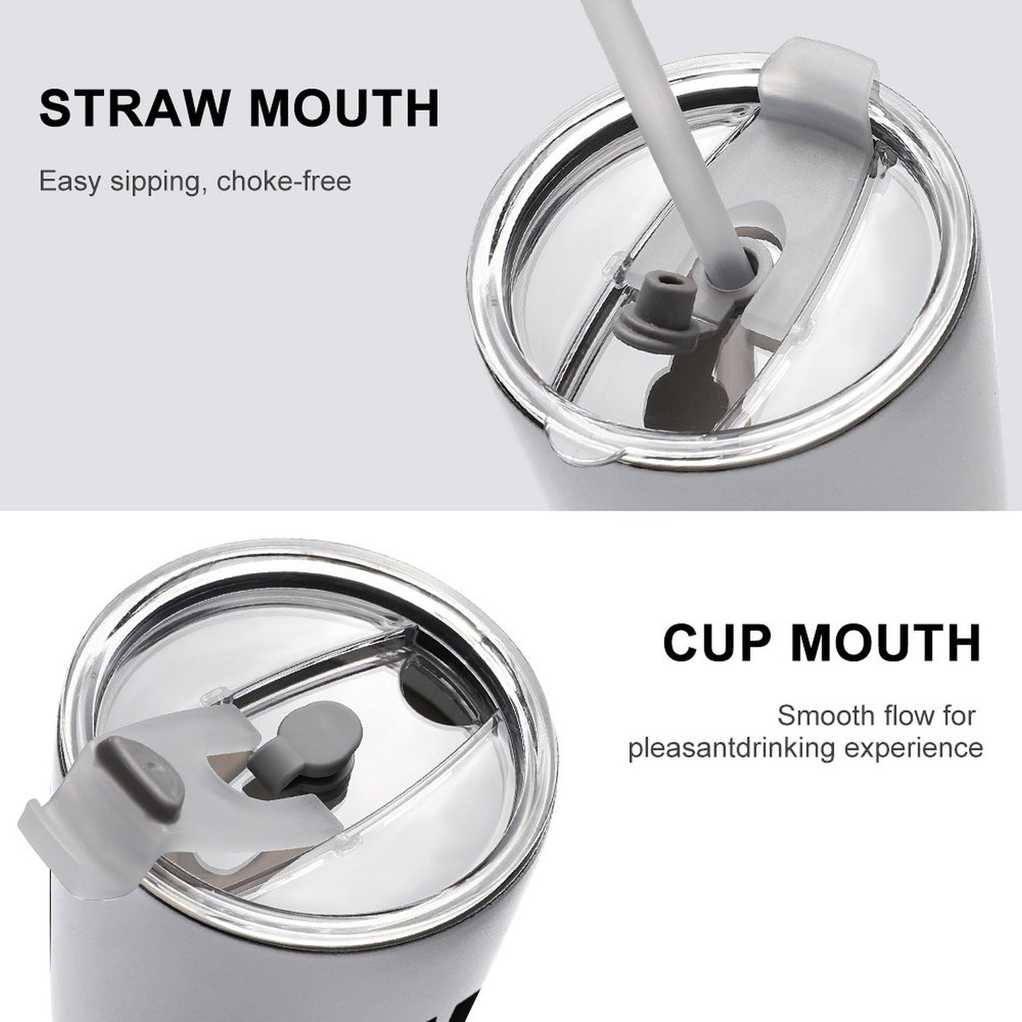 Funny Faith 20oz Insulated Stainless Steel Tumbler with Lid - ClaimedbyGodDesigns