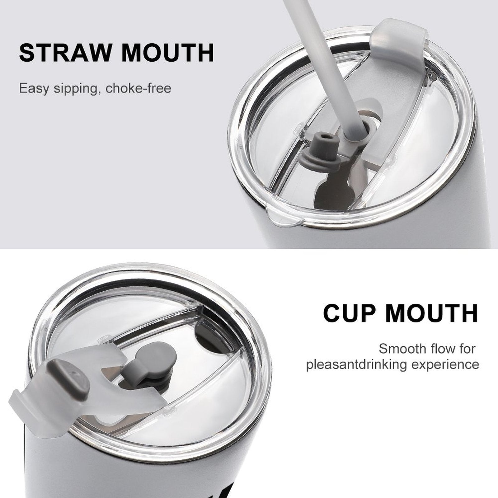 Funny Faith 20oz Insulated Stainless Steel Tumbler with Lid - ClaimedbyGodDesigns