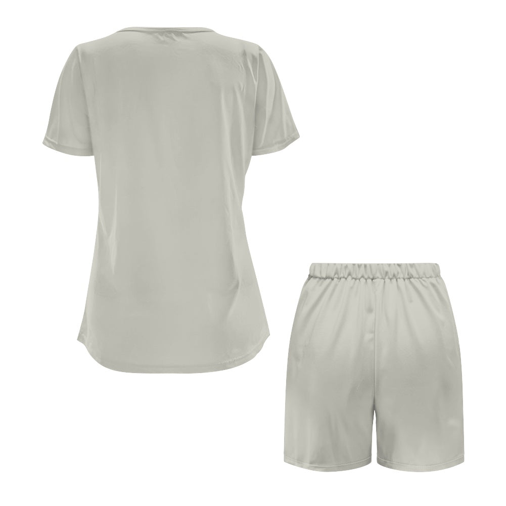 Knit in the Womb, Loved from the Start Christian Maternity Short Sleeve Pajama Set - ClaimedbyGodDesigns