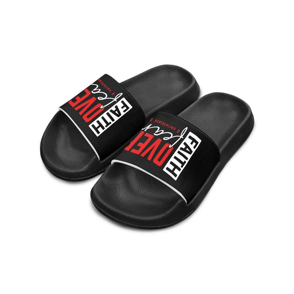 Faith Over Fear Christian Children's Sandals - ClaimedbyGodDesigns