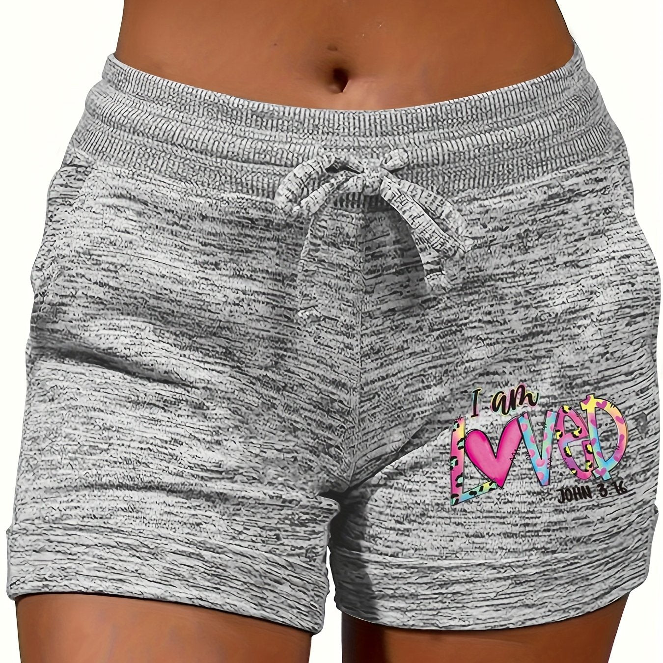 I Am Loved Women's Christian Shorts claimedbygoddesigns