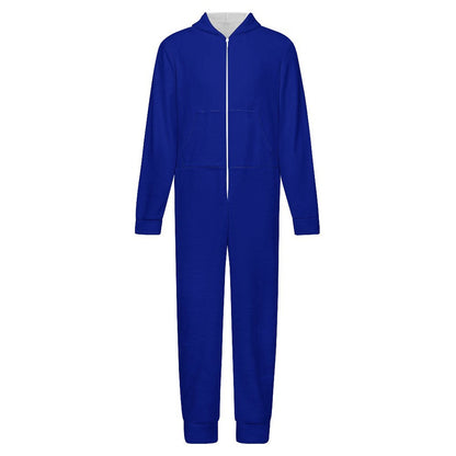 Way Truth Life (blue) Toddler & Youth Christian Flannel Footless Zip up Jumpsuit Pajama Jumpsuit