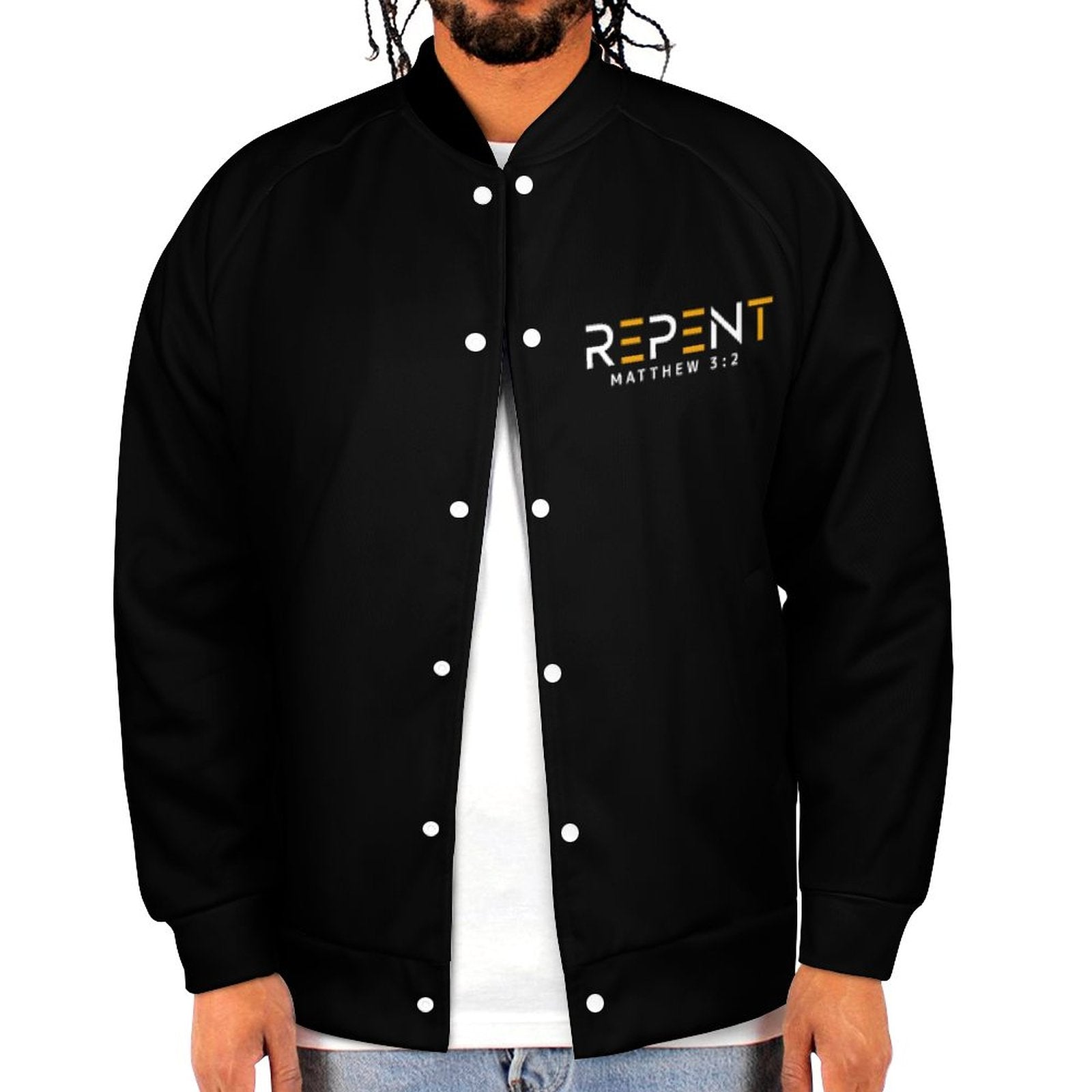 Repent Men's Christian Jacket SALE-Personal Design