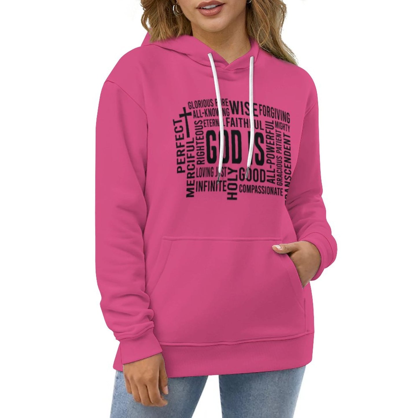 God Is Women's Christian Pullover Hooded Sweatshirt SALE-Personal Design