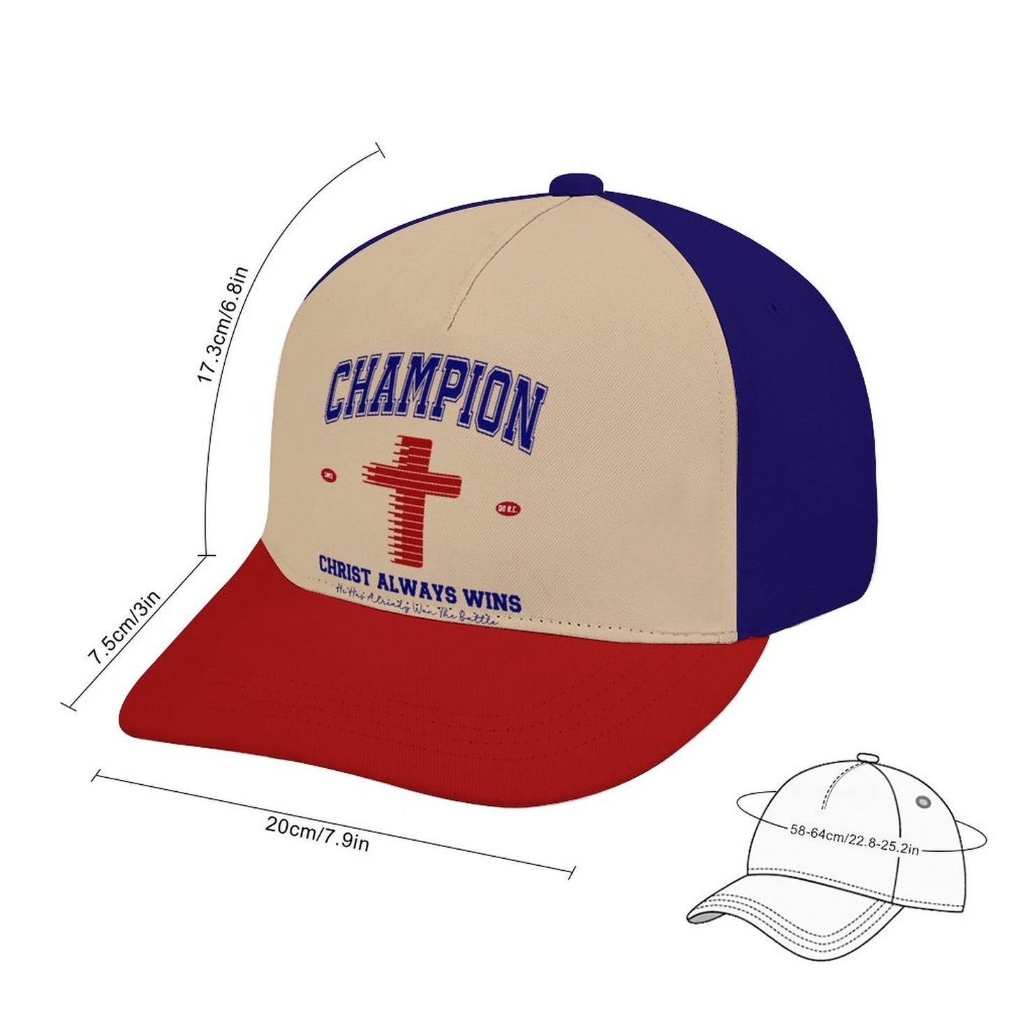 Champion Christ Always Wins Christian Adult Hat