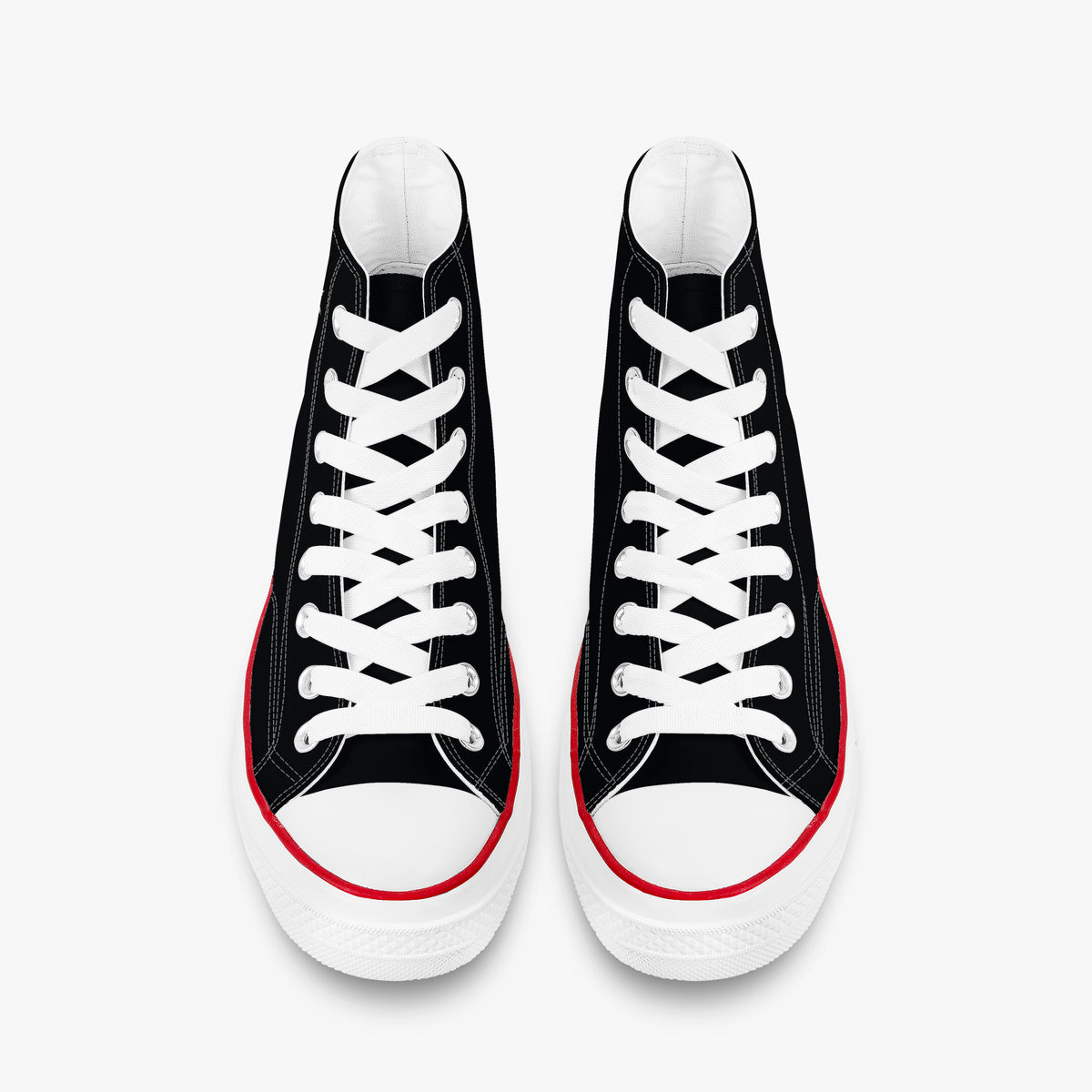Faith Runs Deeper Than Blood unisex Christian high-top canvas sneakers, view 2