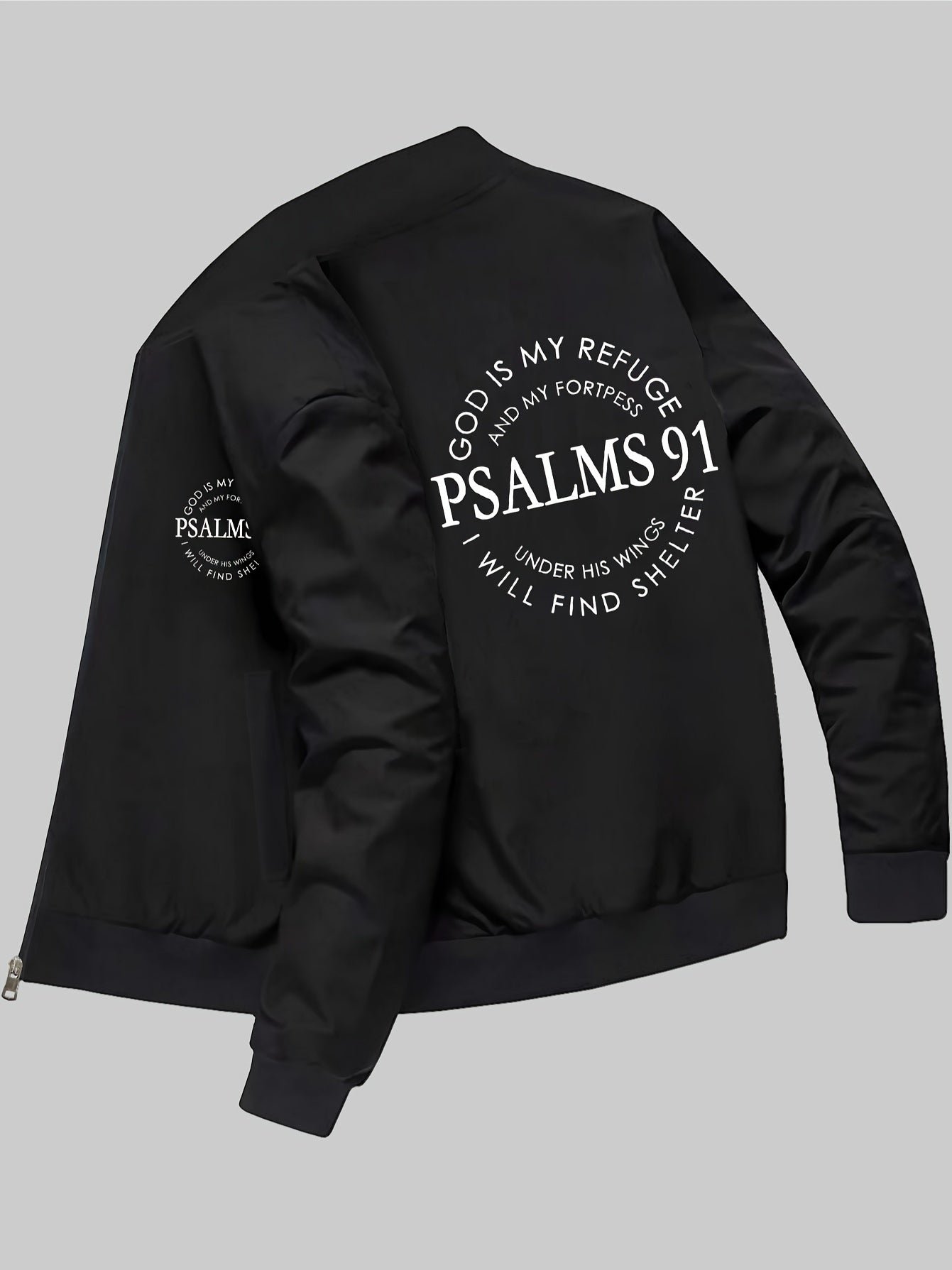 Psalms 91 Men's Christian Jacket claimedbygoddesigns