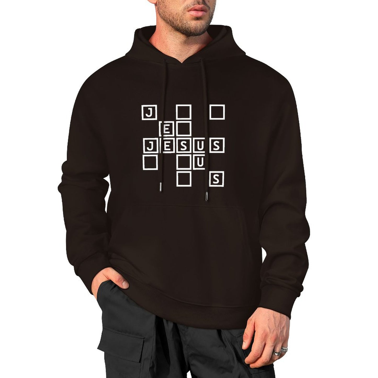 Jesus Men's Christian Pullover Hooded Sweatshirt