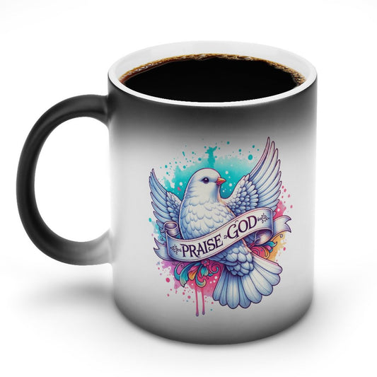 Praise God Christian Color Changing Mug (Dual-sided)