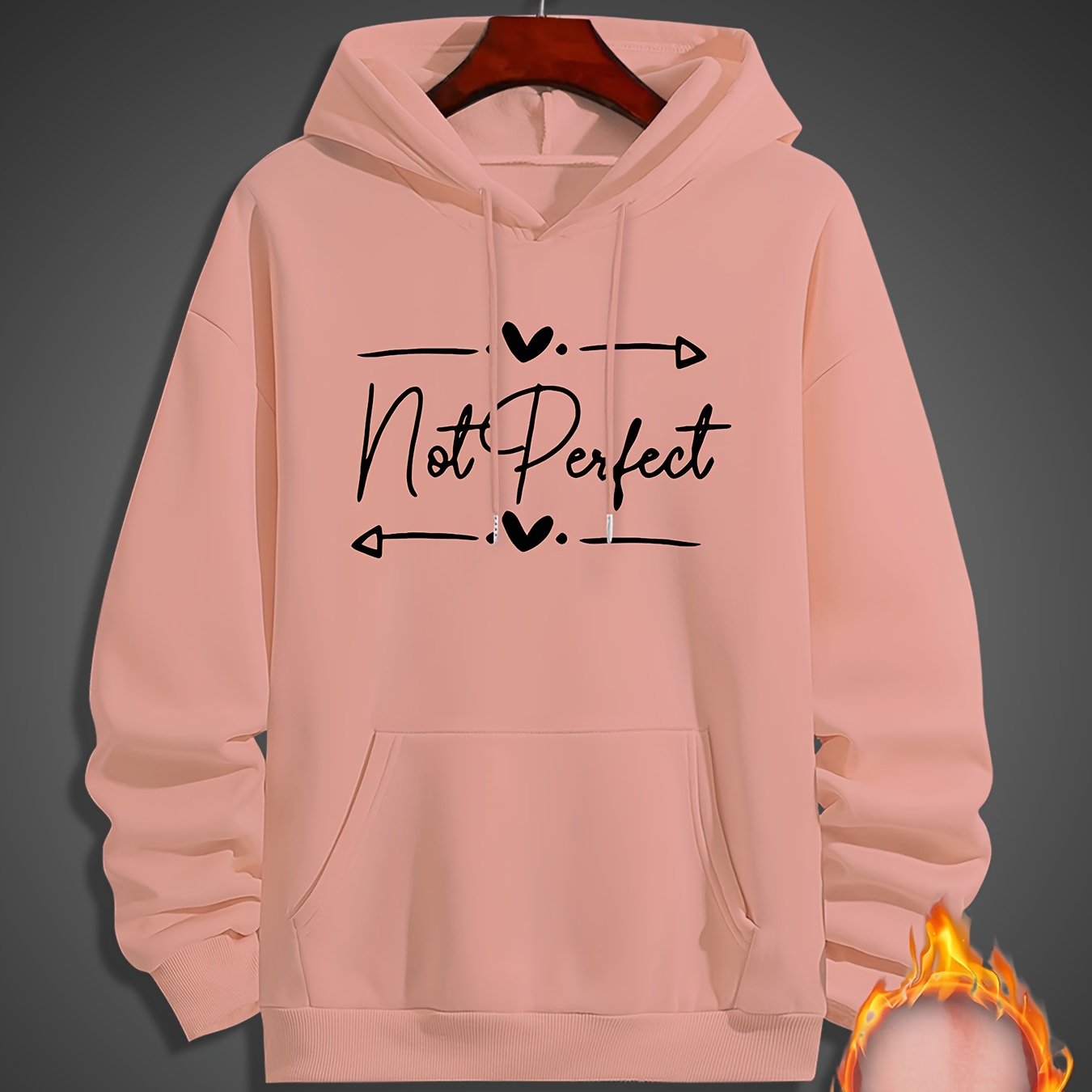 Not Perfect Men's Christian Pullover Hooded Sweatshirt claimedbygoddesigns