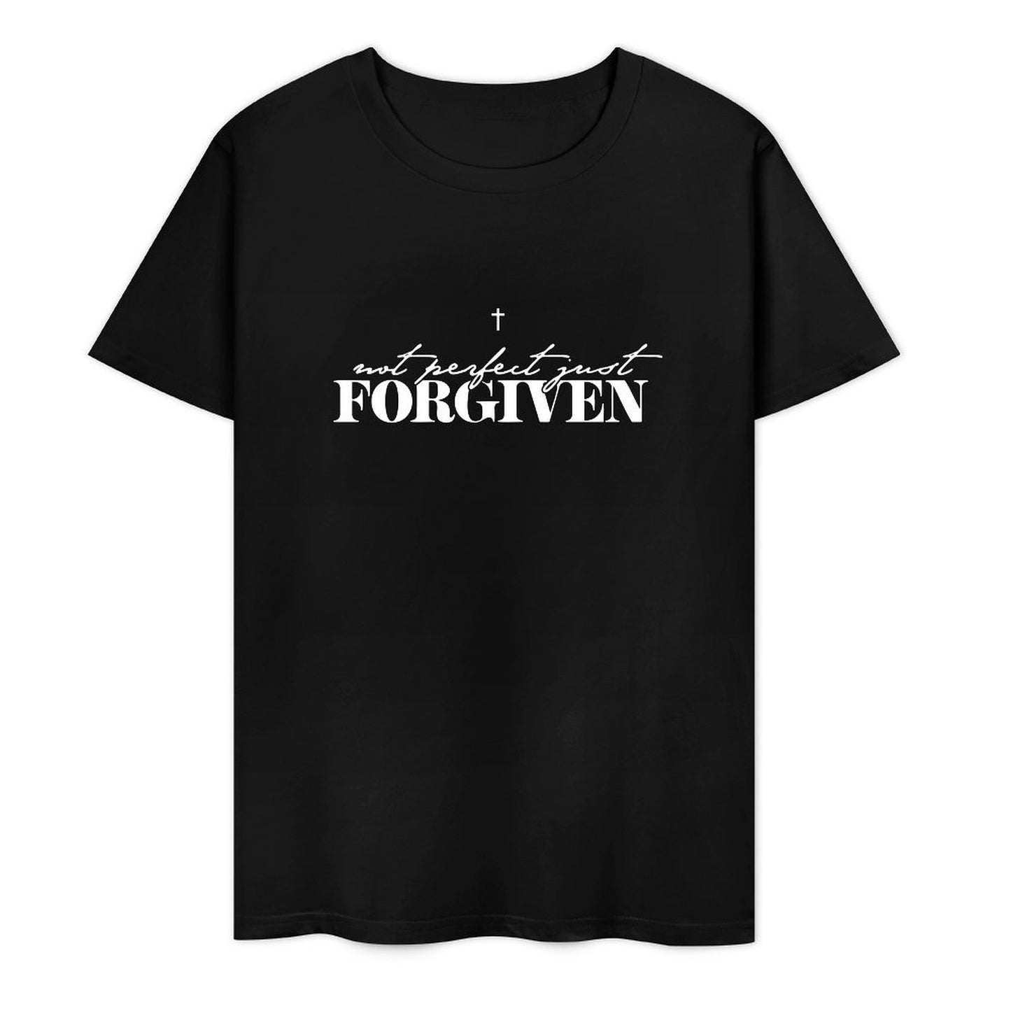 Not Perfect Just Forgiven Men's Christian T-Shirt