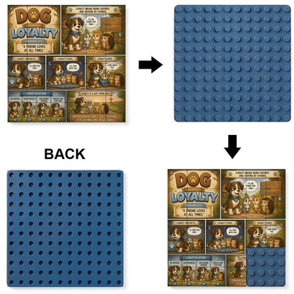 Dog of Loyalty – Building Block Puzzle Ornament - ClaimedbyGodDesigns