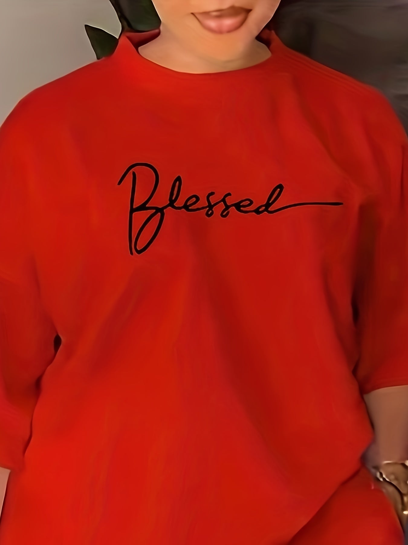 Blessed Women's Christian Casual Outfit claimedbygoddesigns