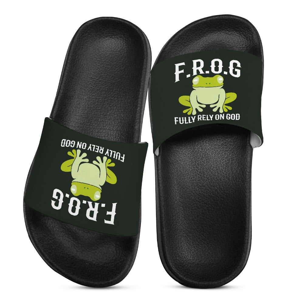 FROG: Fully Rely On Him Christian Children's Sandals - ClaimedbyGodDesigns